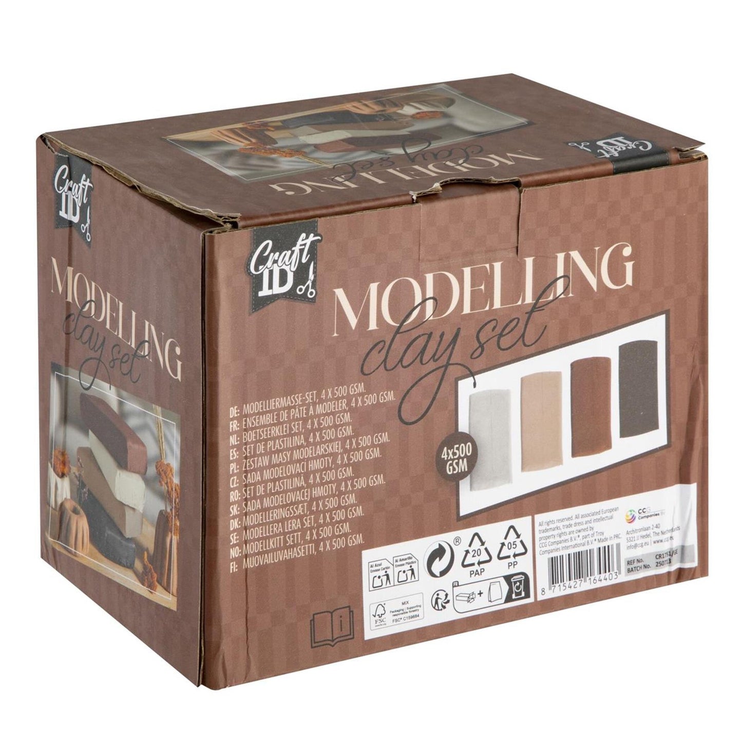 Craft id modelleerklei - 4st.