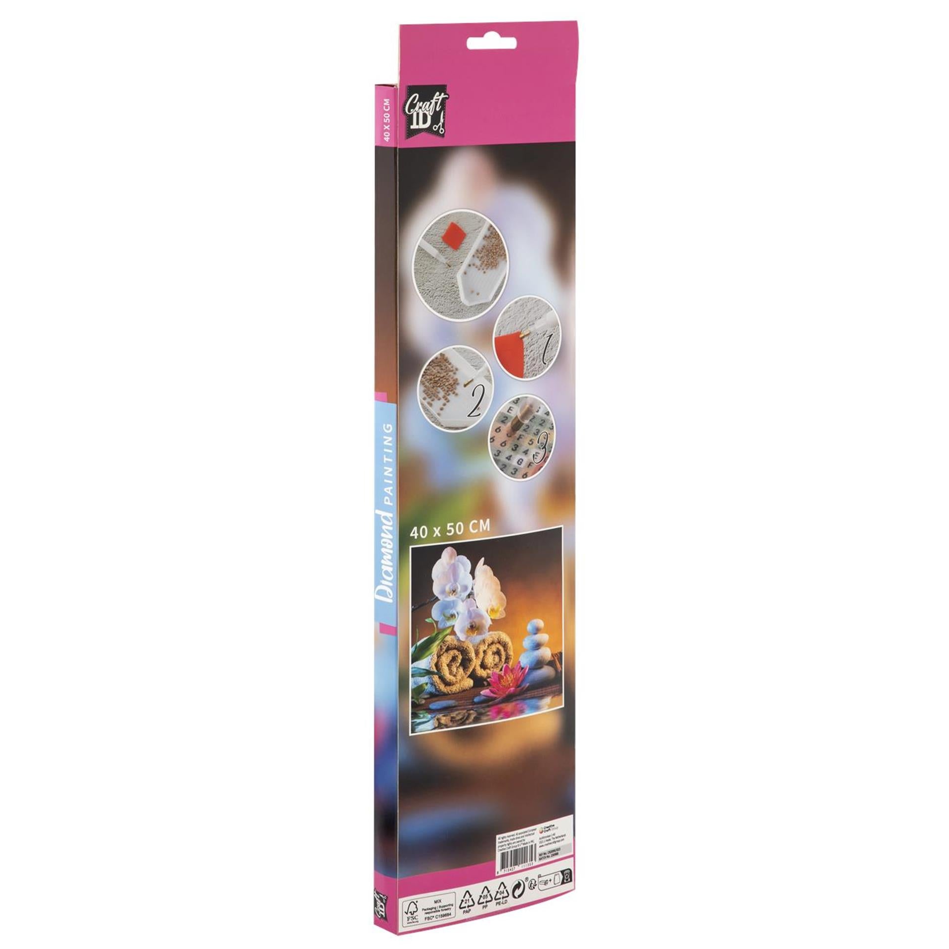 Craft id diamond painting, 40x50cm, zen