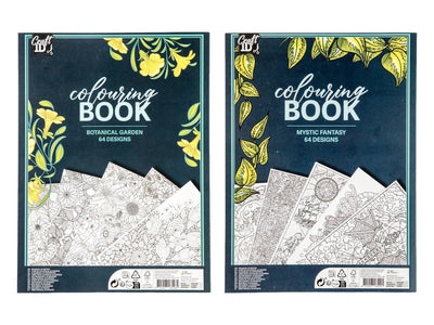 Craft id kleurboek 29,7x22cm, 32 sheets 2ass
