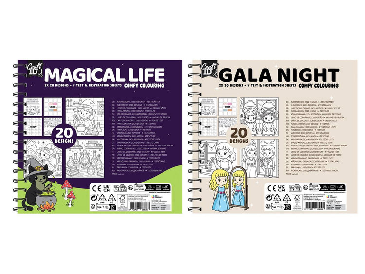 Craft id kleurboek cute comfy - gala night