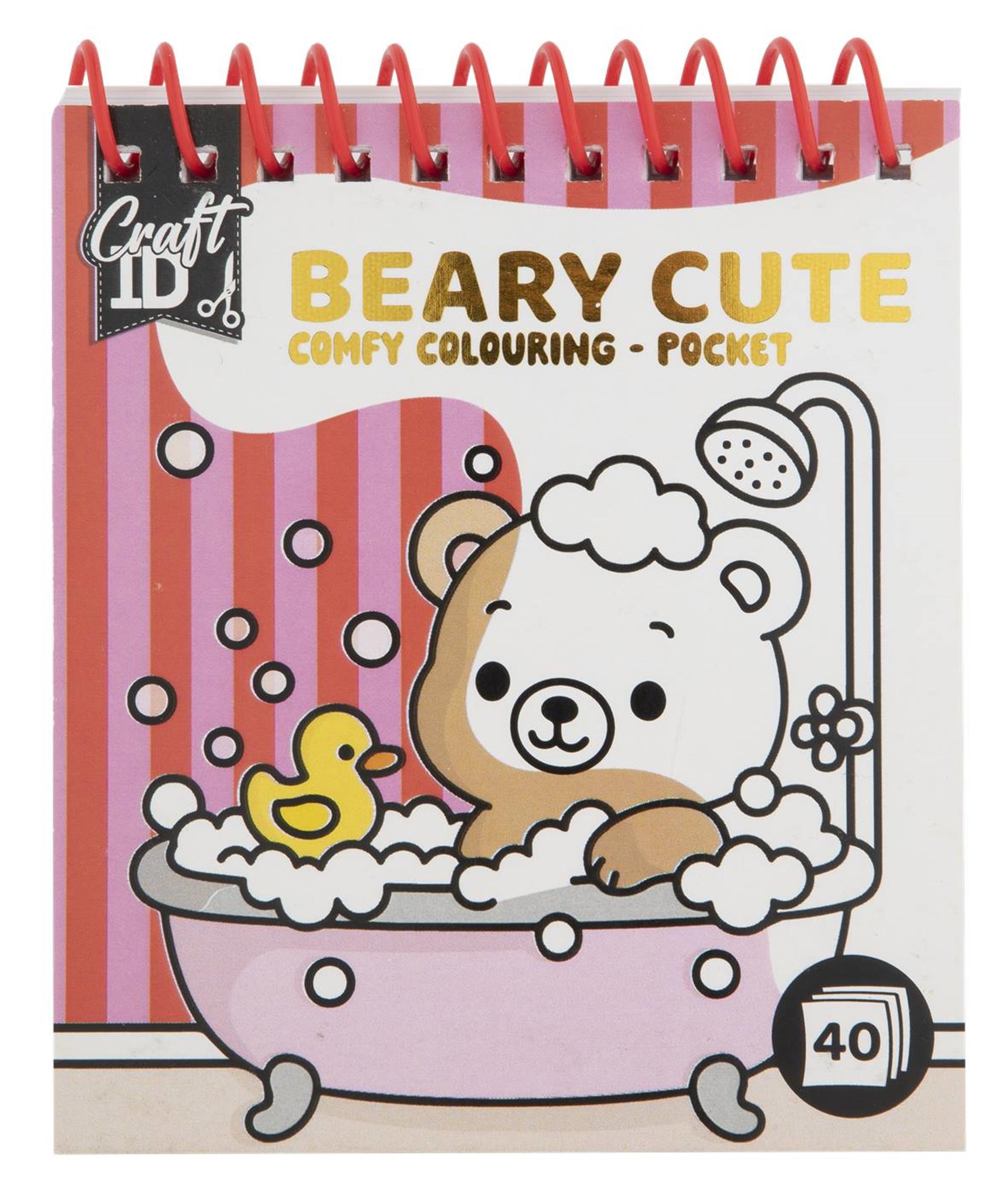 Craft id comfy colouring mini 10x10cm