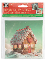 Moxy diamond painting kerstkaarten 2-delig 13x13cm 4 ass - afbeelding 2