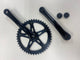 Hzb crankset kettingwiel staal 44t 1 8 + 3 32 170 mm -1 mm zwart