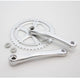 Hzb kettingwiel crankset alu 46 tands 170 mm 1 8 - 3 32 zilver