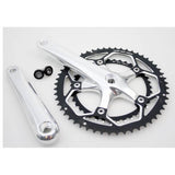crankstel Race 8 9v 53 39 alu zilver - afbeelding 1