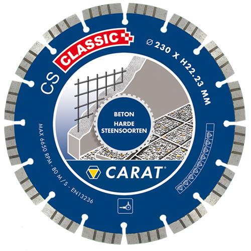 Carat diamantzaagblad ø125 cs classic beton