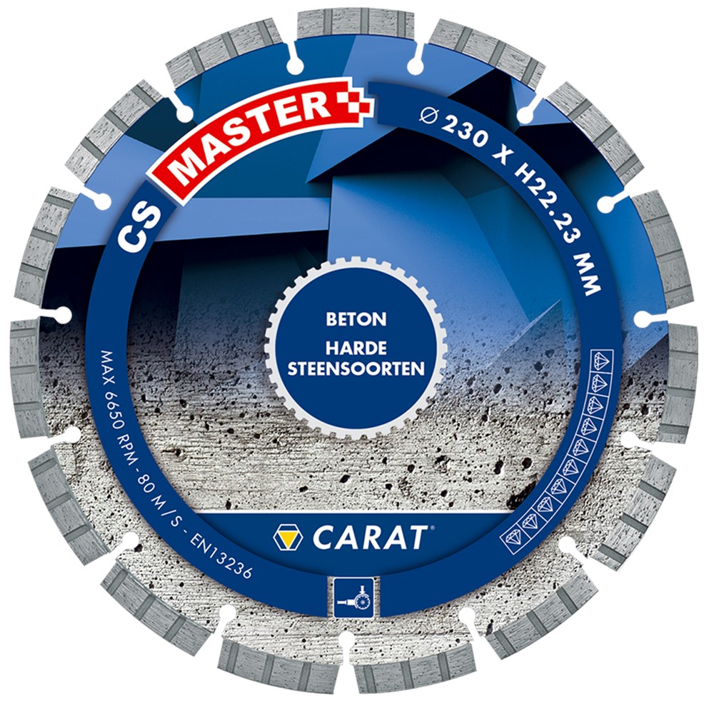 Carat diamantzaagblad ø140 cs master beton