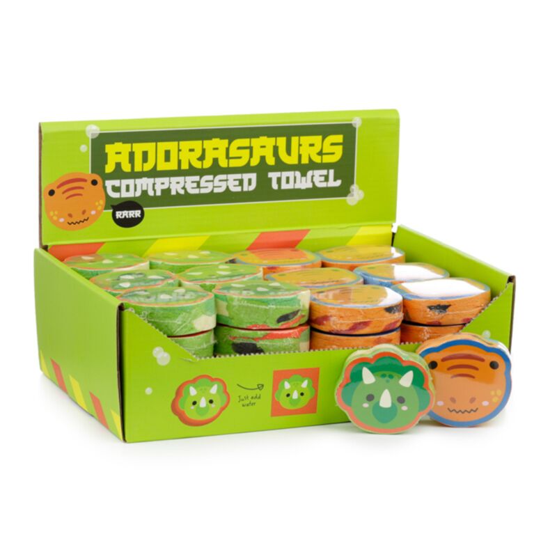 Adoramals schattige dinosaurus compacte reishanddoek
