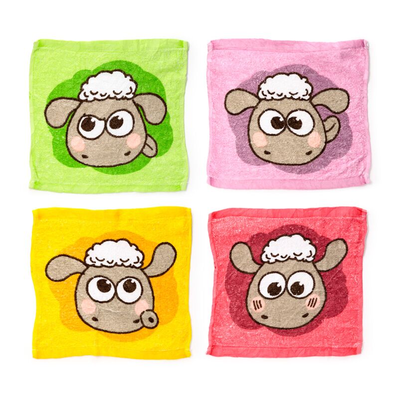 Kawaii shaun het schaap compacte reishanddoek