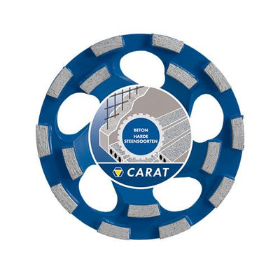 Carat slijpkop beton ø125x22,23mm dustec, cubd master