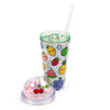 Foodiemals fruit dubbelwandige beker