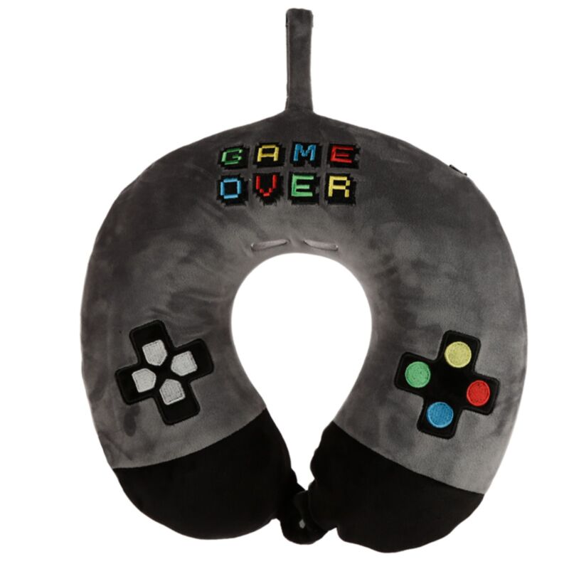 Relaxeazzz game over pluche memory foam nekkussen