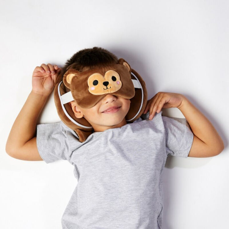 Ty relaxeazzz aap rond reiskussen slaapmasker