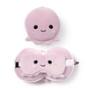 Ty relaxeazzz pluche octopus rond reiskussen slaapmasker