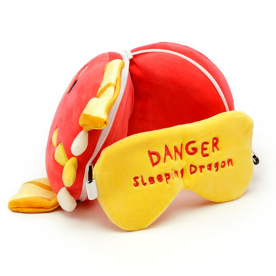 Ty relaxeazzz adoramagics draak rond reiskussen slaapmasker