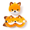 Ty relaxeazzz adoramals finnick de vos rond reiskussen slaapmasker