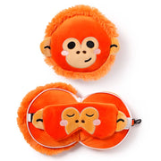 Ty relaxeazzz adoramals orangutang rond reiskussen slaapmasker - afbeelding 1