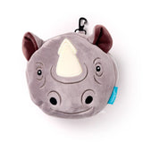 Ty relaxeazzz neushoorn rond reiskussen slaapmasker - afbeelding 2