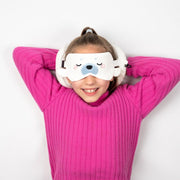 Ty relaxeazzz adoramals kai de zeehond rond reiskussen slaapmasker - afbeelding 2