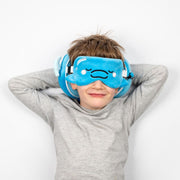 Ty relaxeazzz adoramals blu de dolfijn rond reiskussen slaapmasker - afbeelding 2