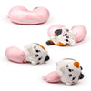 Swapseazzz adoramals kat 2-in-1 pluche reiskussen