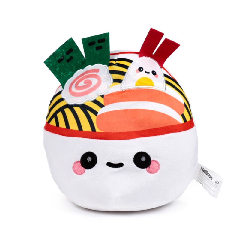 Pluche squidglys foodiemals nori de ramen kom
