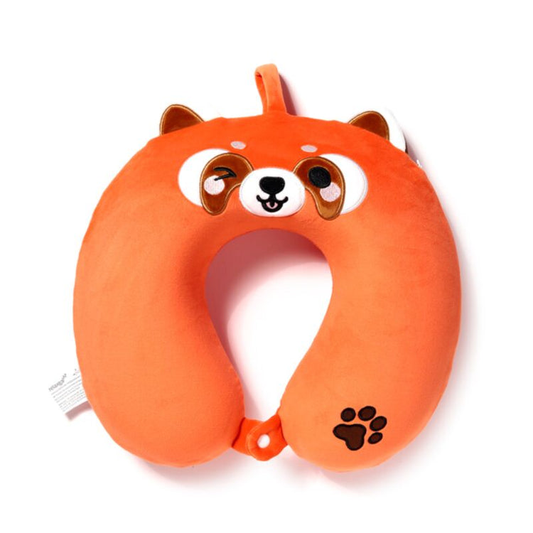 Relaxeazzz ru de rode panda adoramals pluche memory foam nekkussen