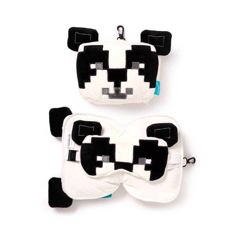 Union relaxeazzz minecraft panda rond reiskussen slaapmasker