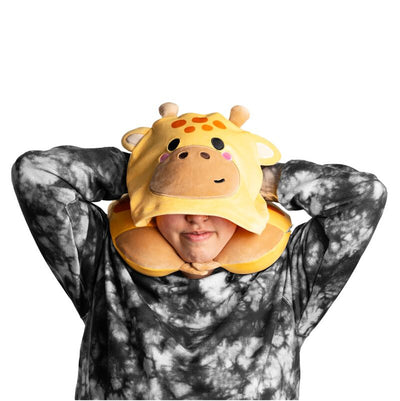 Puch hoodeazzz adoramals raffi de giraffe memory foam reiskussen caon