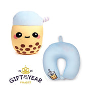 Swapseazzz foodiemals boba de bubble tea 2-in-1 pluche reiskussen - afbeelding 1