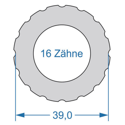Cycplus cyclus gereedschap power.tool 2-zijdig t16 39.0 t10 27.8
