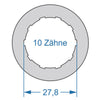 Cycplus cyclus gereedschap power.tool 2-zijdig t16 39.0 t10 27.8