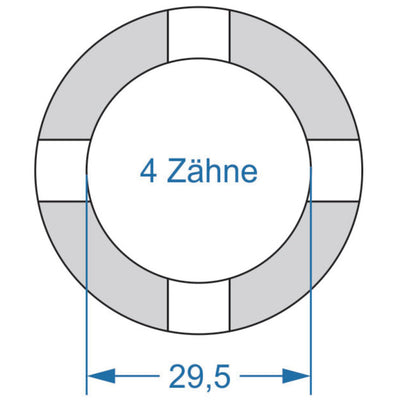 Cycplus cyclus gereedschap power.tool 2-zijdig t4 29.5 t4 19.0