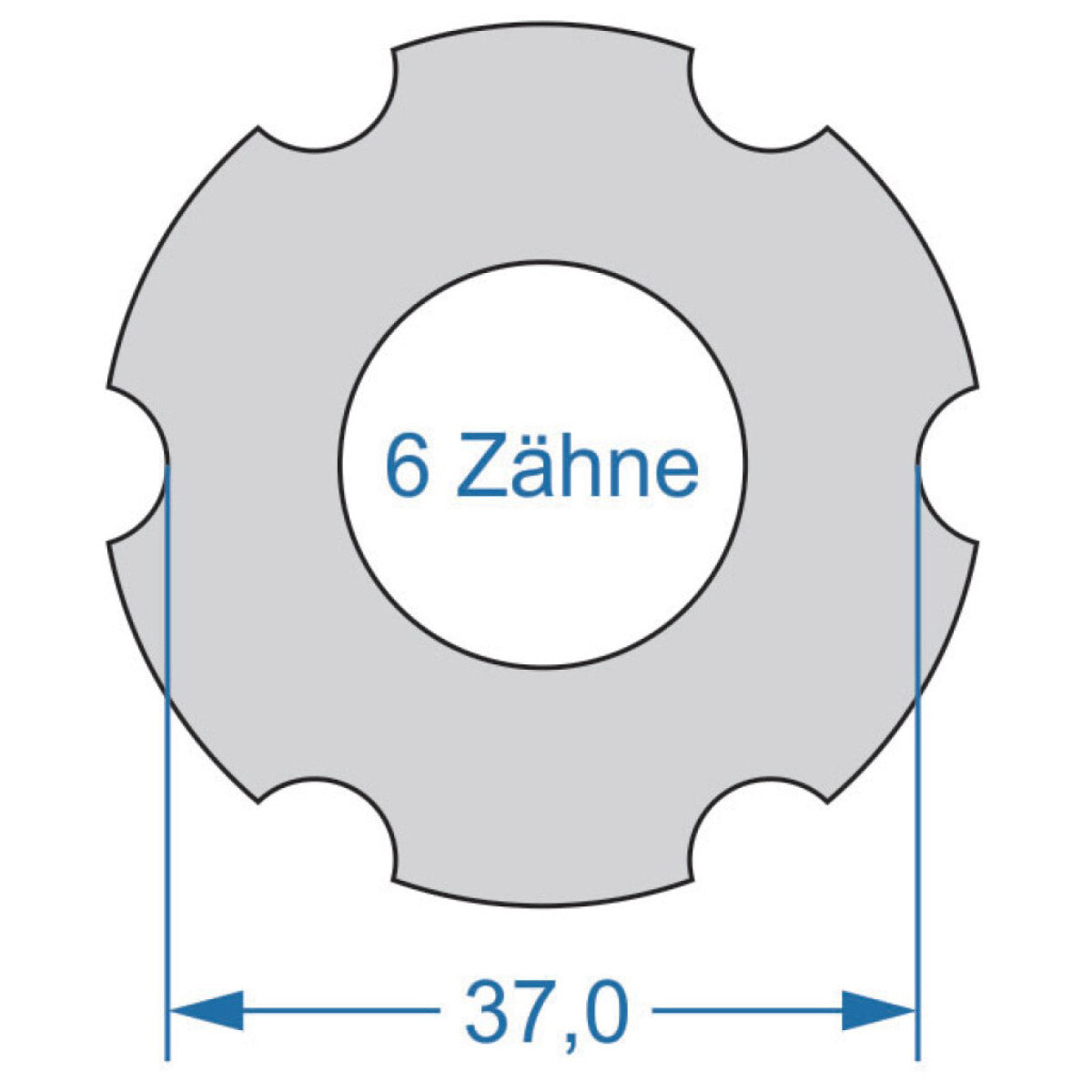 Cycplus cyclus gereedschap power.tool 2-zijdig t6 37.0 t20 32.0