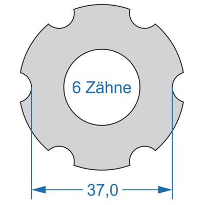 Cycplus cyclus gereedschap power.tool 2-zijdig t6 37.0 t20 32.0