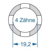 Cycplus cyclus gereedschap power.tool 2-zijdig t2 18.6 t4 19.2 - afbeelding 2