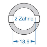 Cycplus cyclus gereedschap power.tool 2-zijdig t2 18.6 t4 19.2 - afbeelding 3