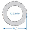 Cycplus cyclus gereedschap power.tool 1-zijdig t12 44.0