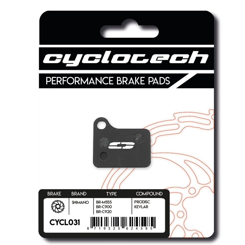Cyclo tech schijfremblok prodisc kevlar shimano deo br-m555