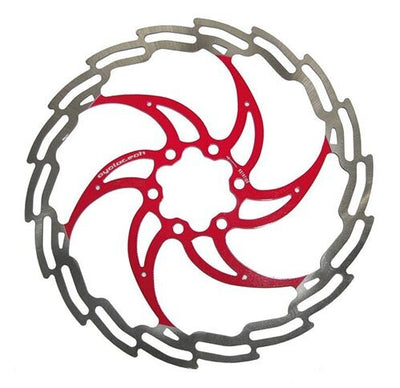 Cyclo tech remschijf prodisc ninja 203 mm, rood