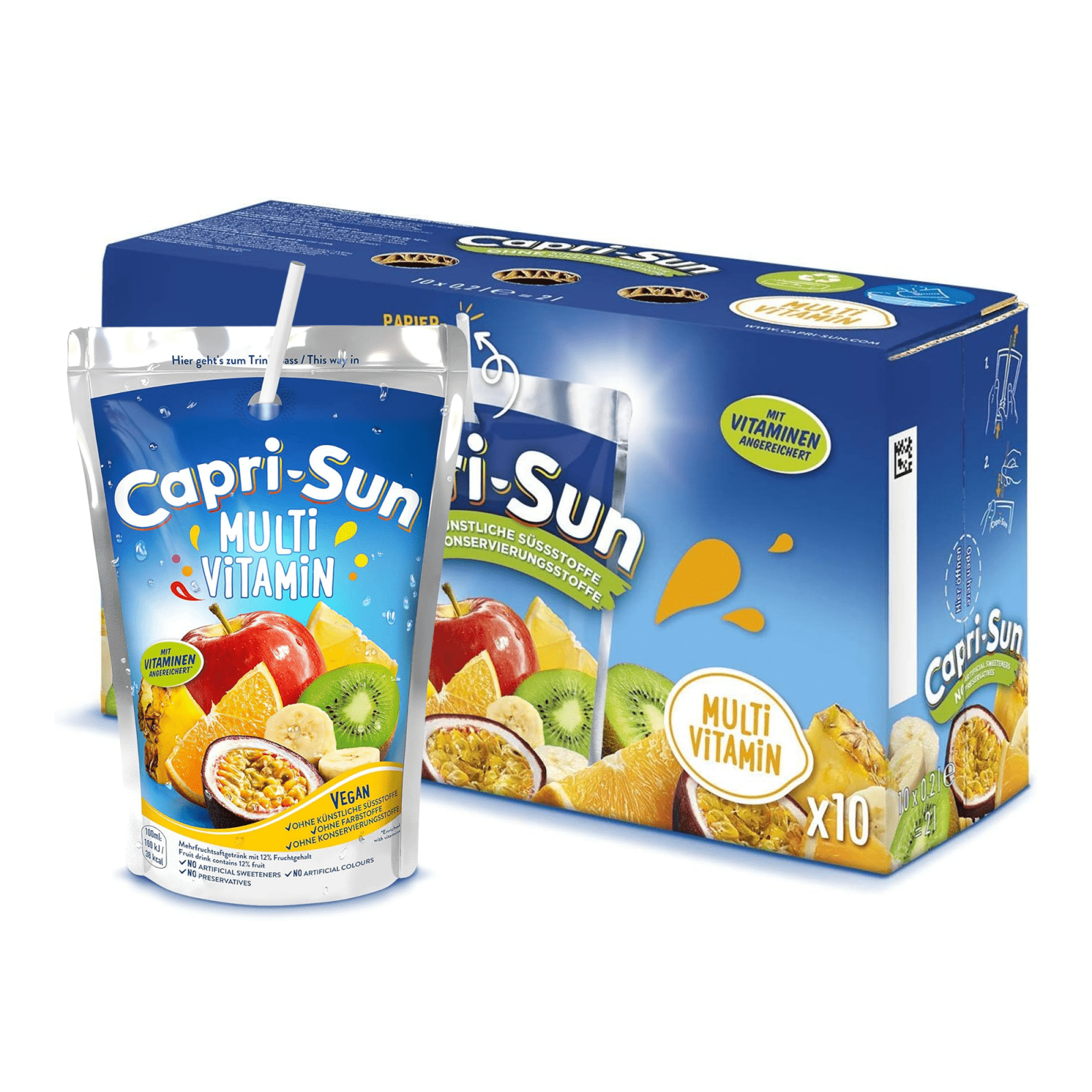 Capri-sun capri sun multi vitamine (d) 200ml (4x 10 stuks)