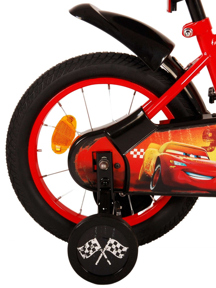 Disney autos disney cars kinderfiets - jongens - 14 inch - rood