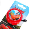 fietsbel Cars rood 54 mm