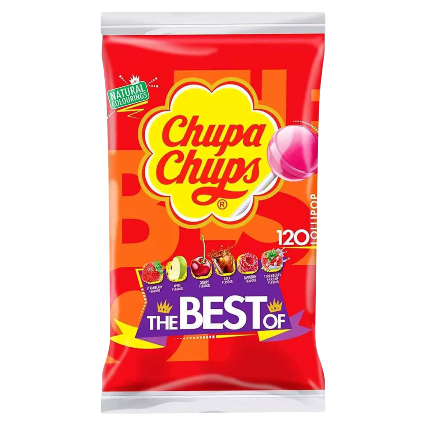 Chupa chups lollies the best of (120 stuks)