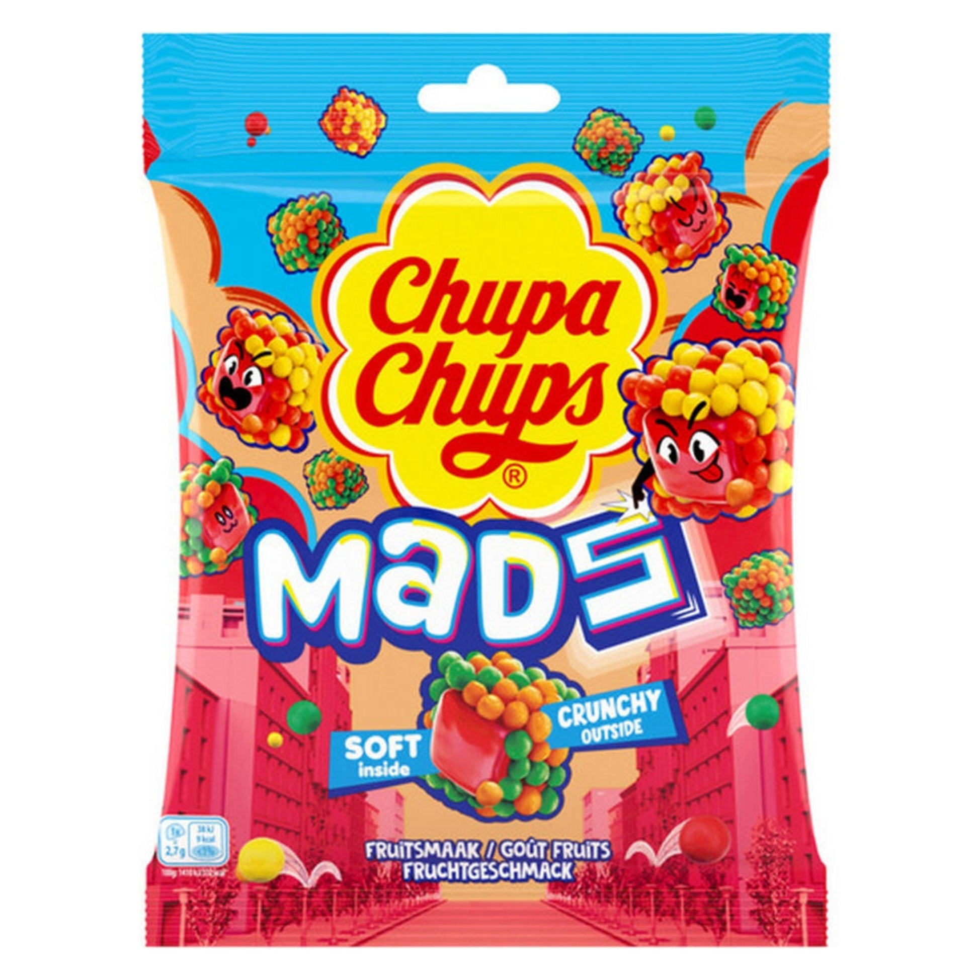 Chupa chups mads fruits uitdeelzakje (12x 115 gr)