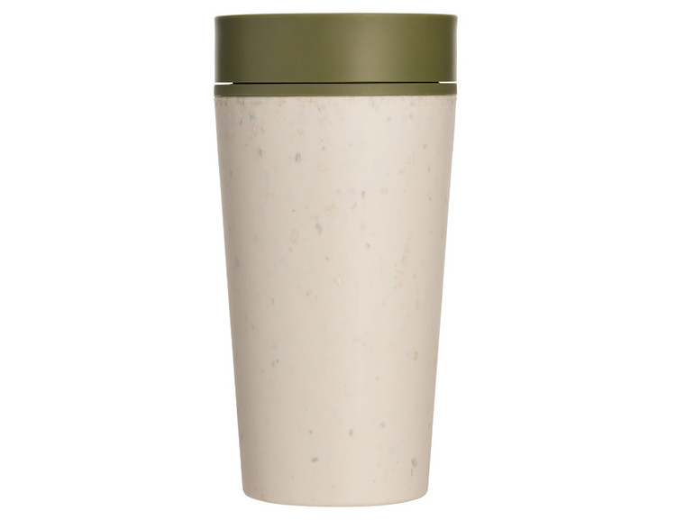 Circular Co. Koffiebeker Circular Cup 340 ml Creme Groen