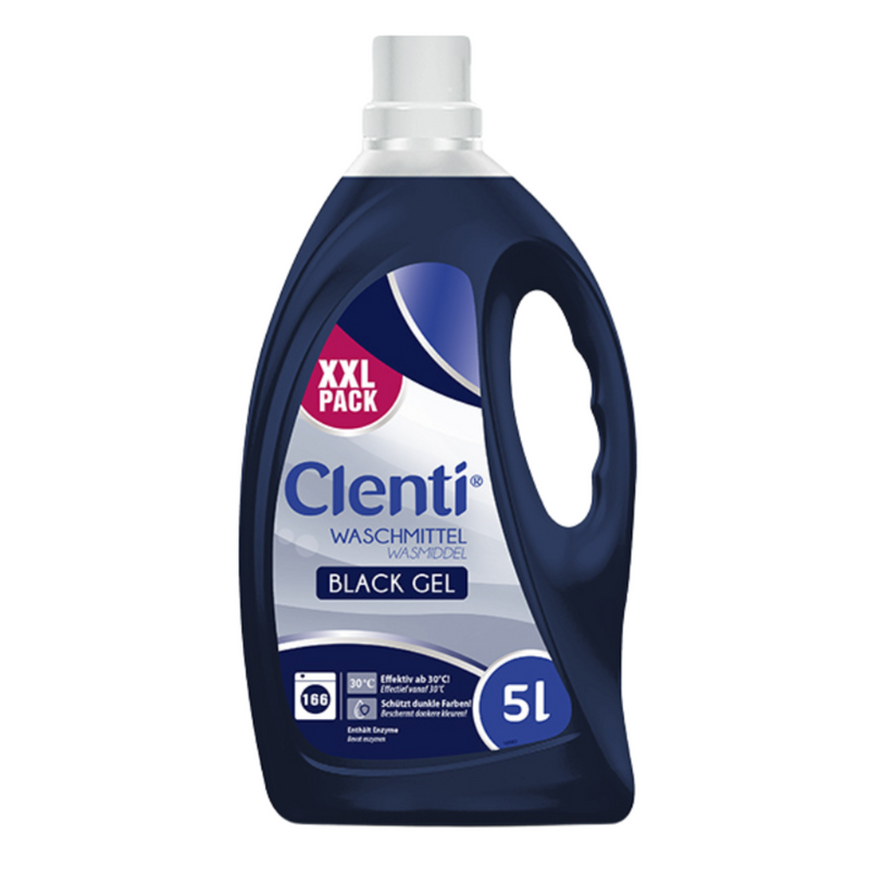 Clenti black gel detergent (2x 5l)