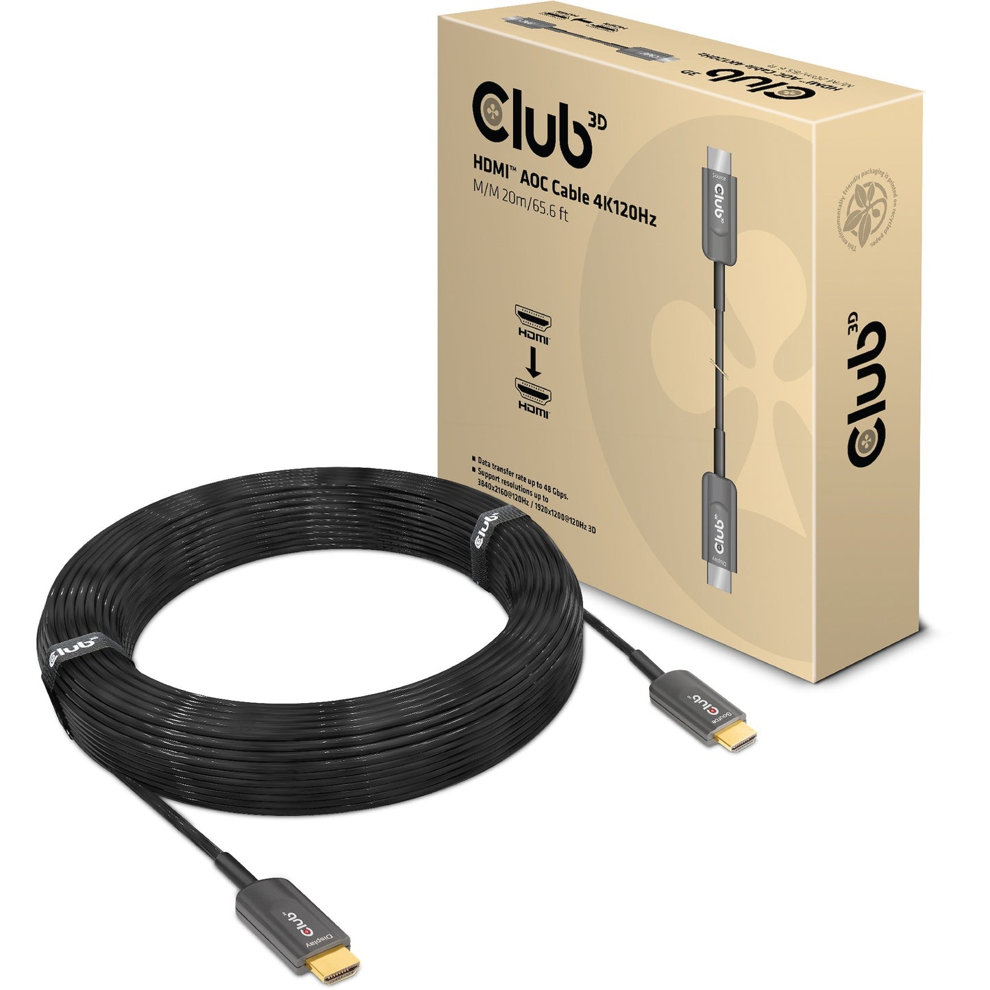 Club 3d high speed hdmi aoc kabel (20 meter)