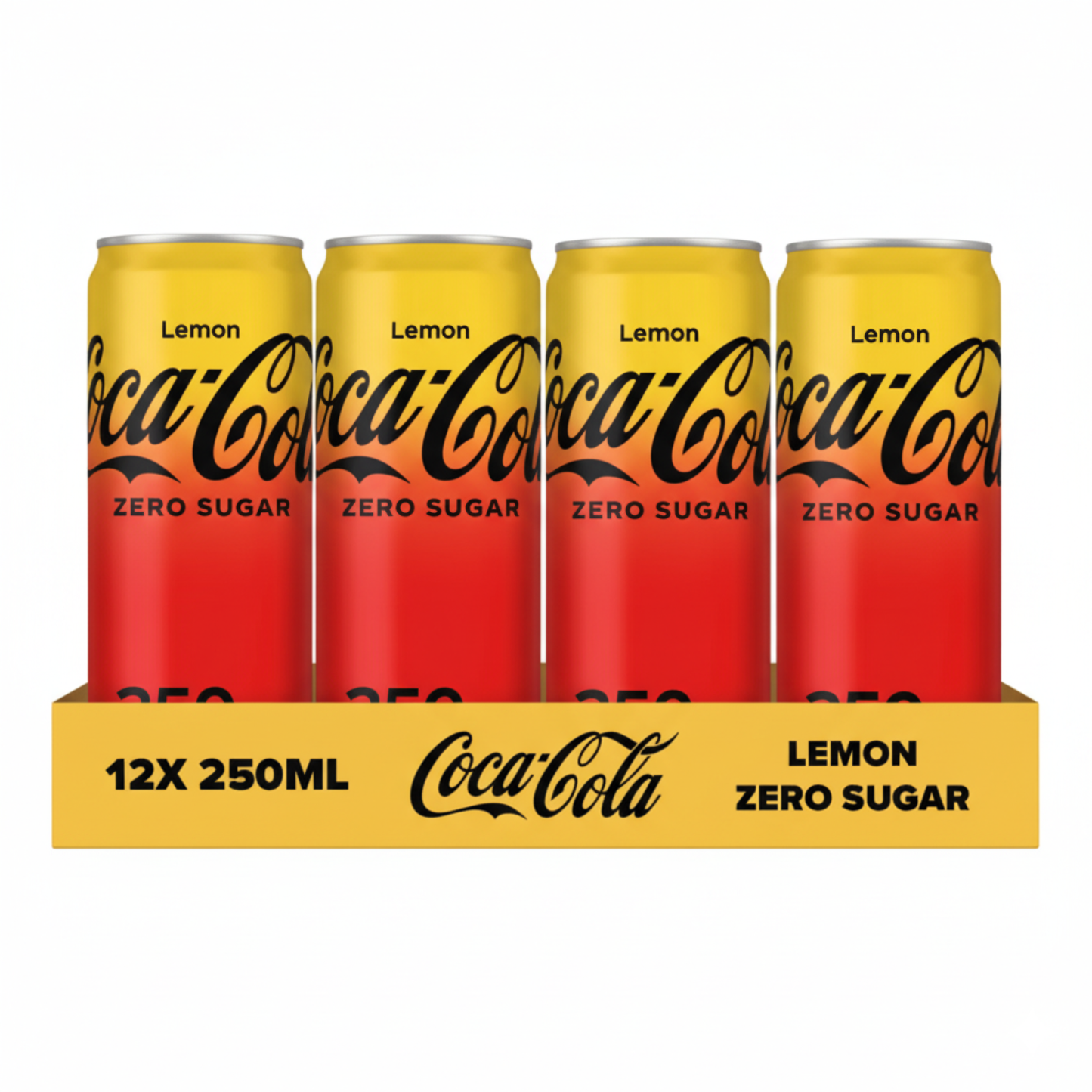 Coca-cola zero lemon blik (12x 250ml)