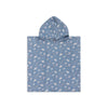Coral bliss | meerkleurige hydrofiele strandponcho 52 x 52 cm